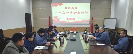 <b>6686体育党总支组织召开党的二十届四中全会精</b>